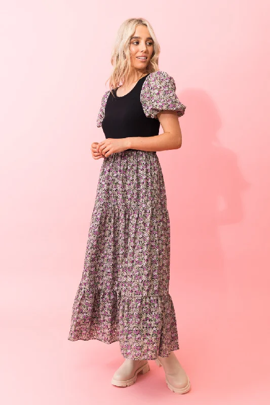 Lexi Cotton Embroidered Midi Dress