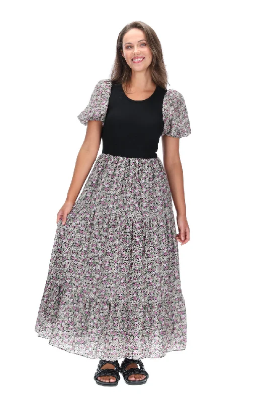 Lexi Cotton Embroidered Midi Dress