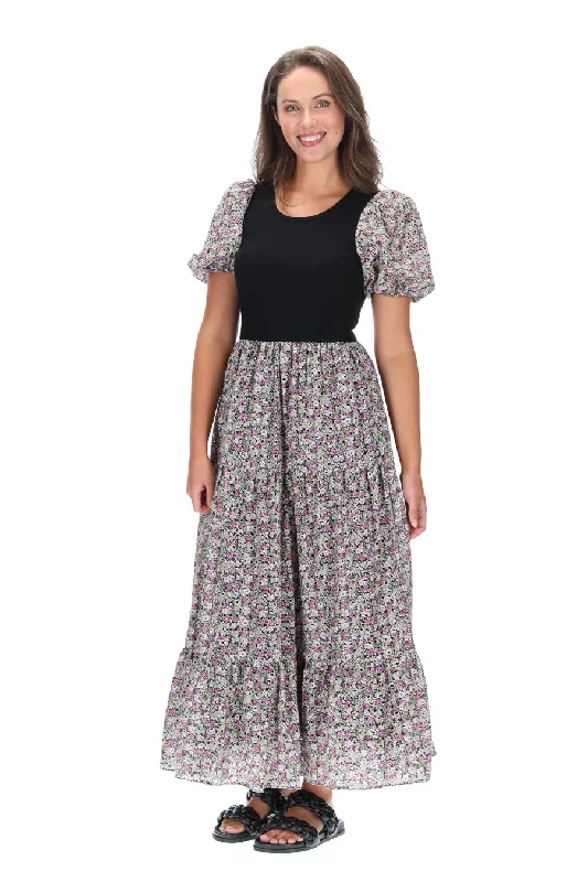 Lexi Cotton Embroidered Midi Dress