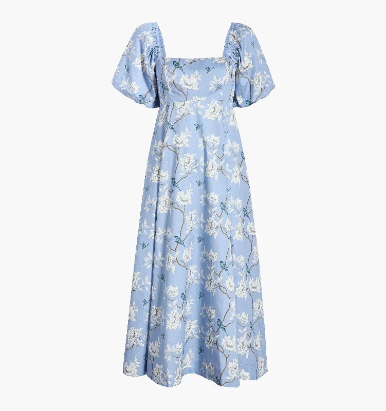 The Matilda Dress - Diane Hill Blue Chinoiserie