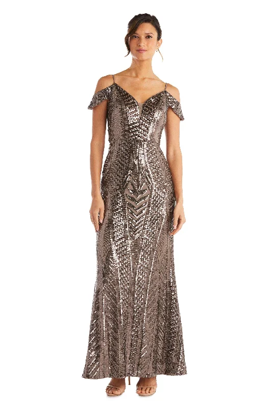 Nightway Long Formal Sequins Dress 21917