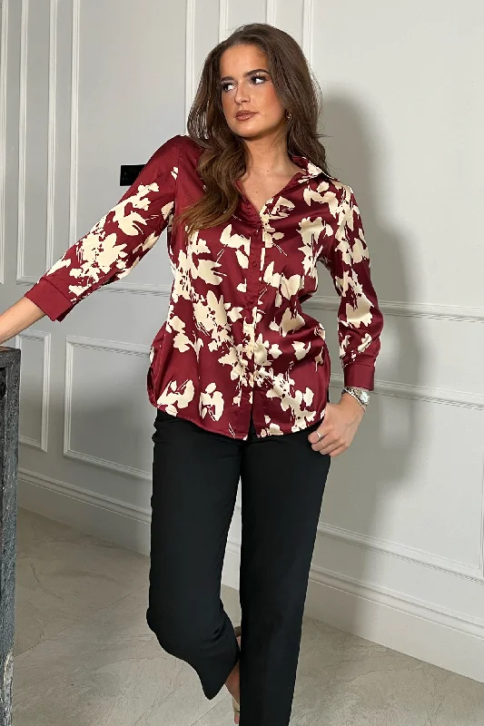 Olivia Cherry Print Shirt