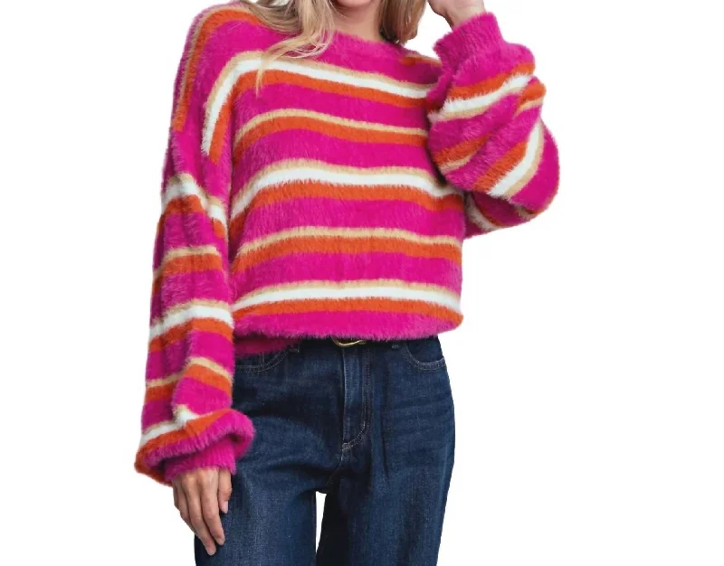 Seeing Stripes Sweater In Multi