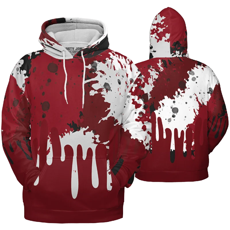 NastyJamz Cherry 12s Hoodie Match Colorful 3D All-Over Print Art