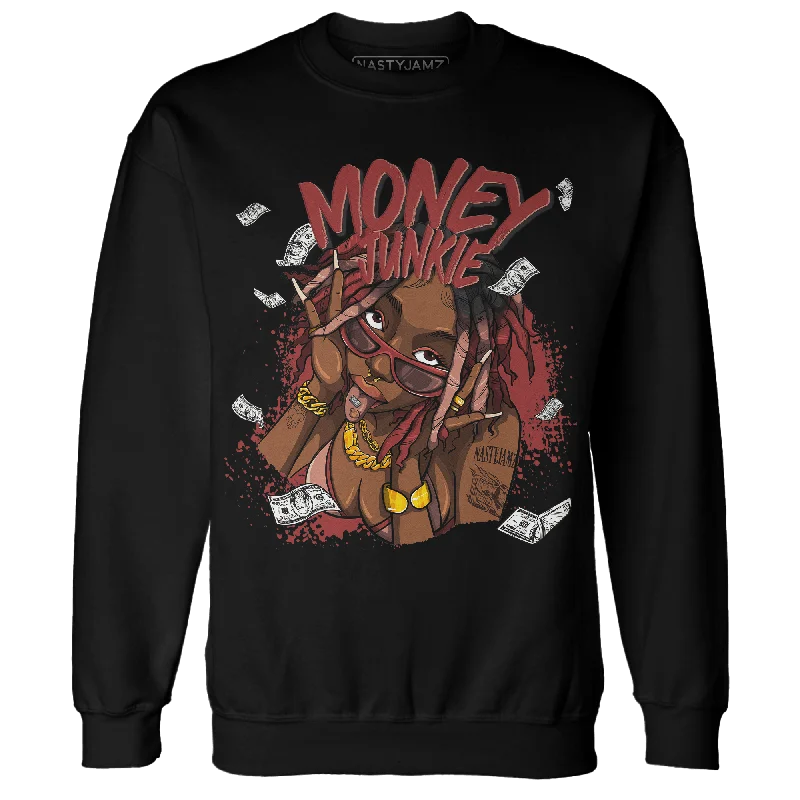 NastyJamz Dune Red 13s Sweatshirt Match Money Junkie