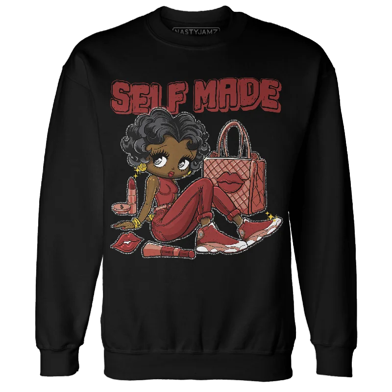 NastyJamz Dune Red 13s Sweatshirt Match Sneaker Girl Selfmade