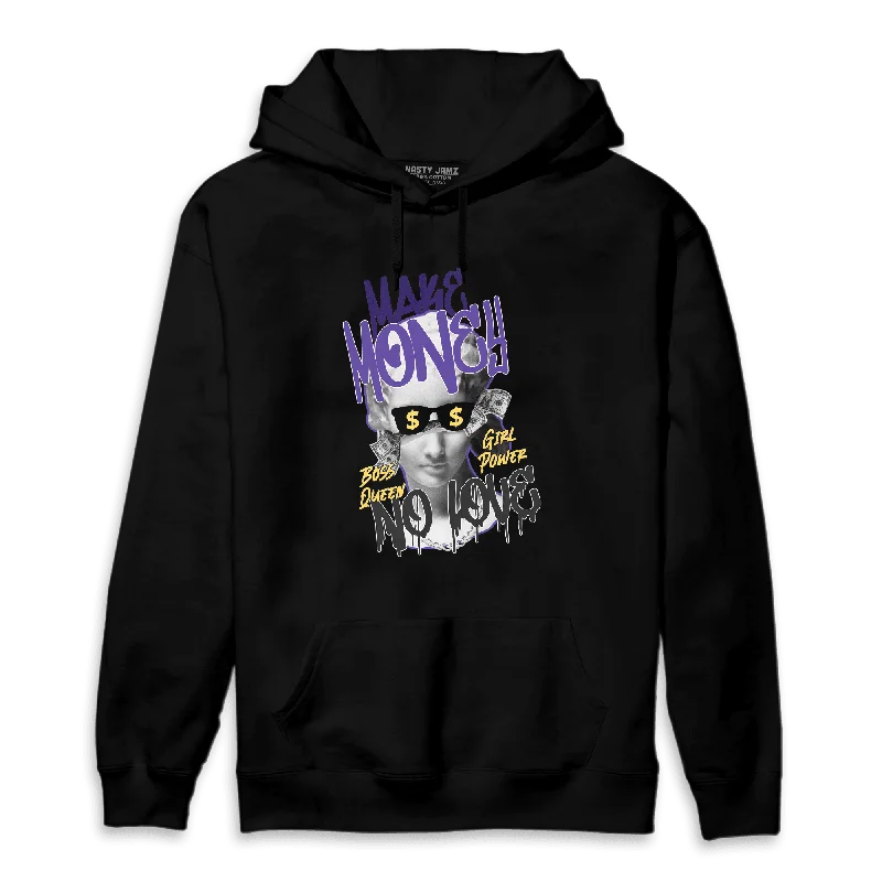 NastyJamz Field Purple 12s Hoodie Match Make Money No Love