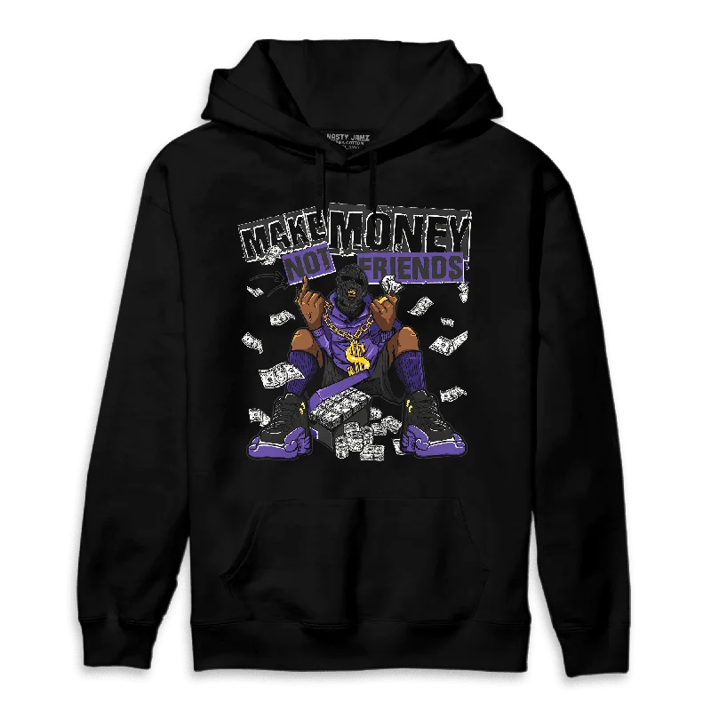 NastyJamz Field Purple 12s Hoodie Match Make Money Not Friends