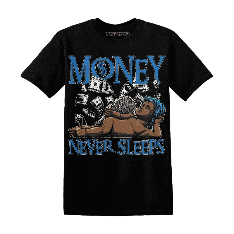 NastyJamz Industrial Blue 4s T Shirt Match Money Never Sleeps