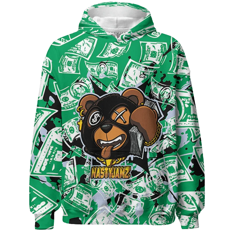 NastyJamz Lucky Green 5s Hoodie Match Money Motive BER 3D All-Over Print