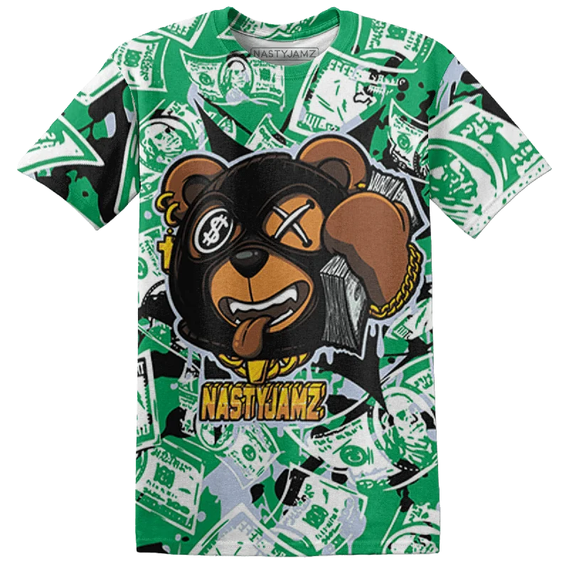 NastyJamz Lucky Green 5s T Shirt Match Money Motive BER 3D All-Over Print