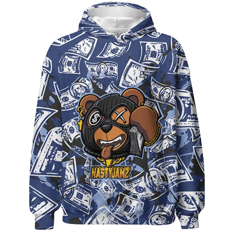 NastyJamz Midnight Navy 5s Hoodie Match Money Motive BER 3D All-Over Print