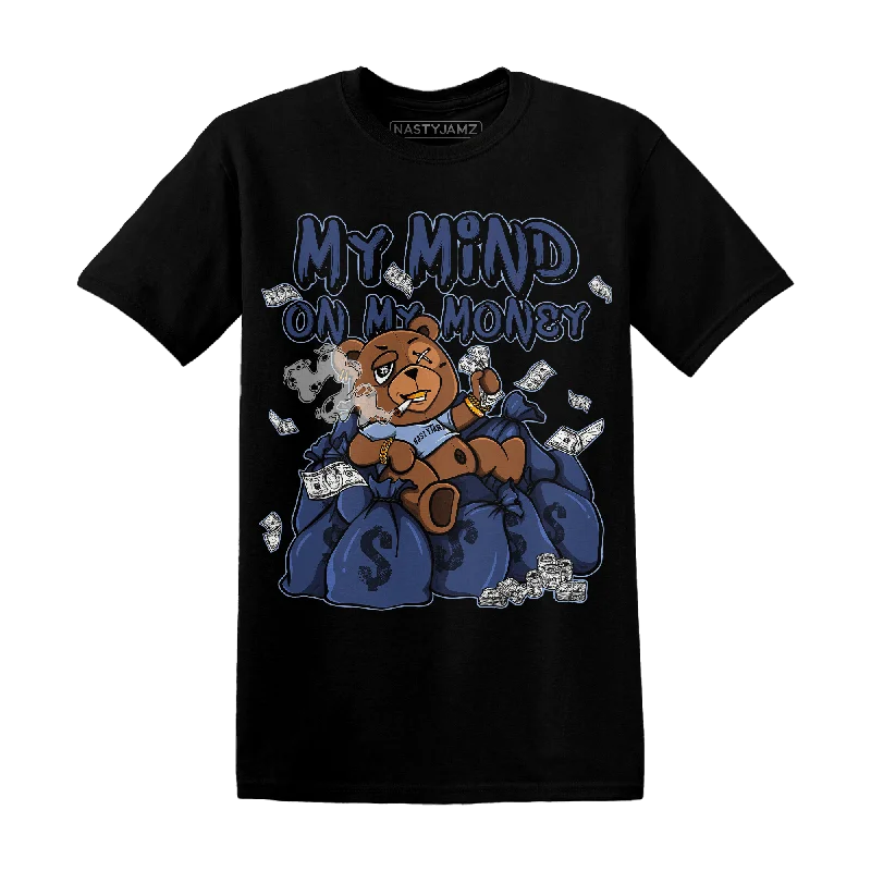 NastyJamz Midnight Navy 5s T Shirt Match My Mind On My Money BER