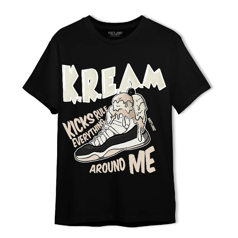 NastyJamz Neapolitan 11s T Shirt Match Kream Sneaker