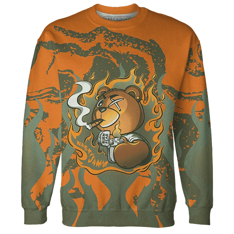 NastyJamz Olive 5s Sweatshirt Match BER Burn Fear 3D All-Over Print