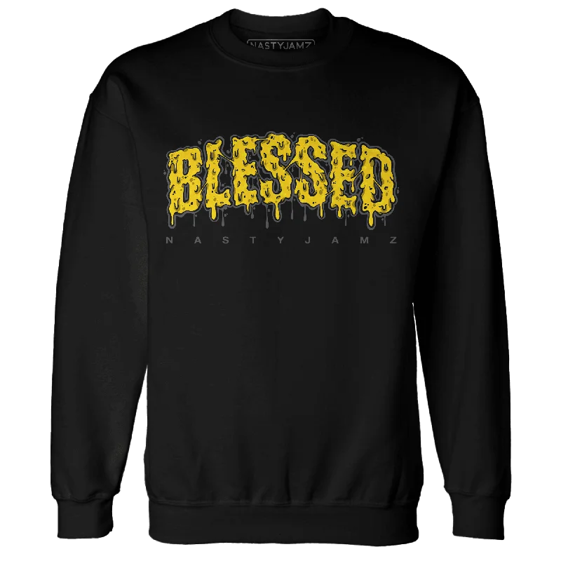 NastyJamz Thunder 4s Sweatshirt Match Blessed Text