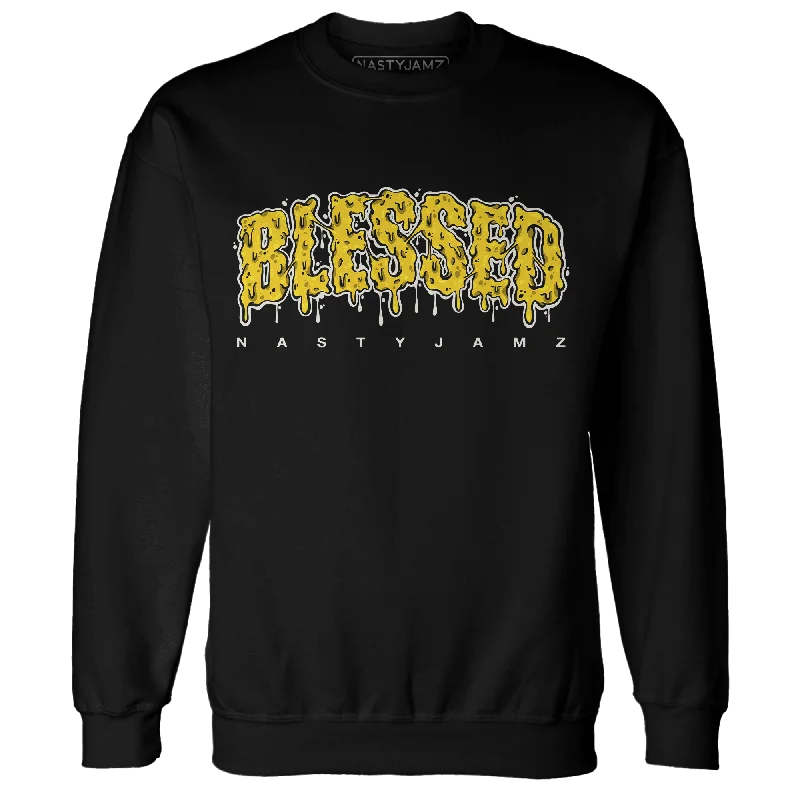 NastyJamz Vivid Sulfur 4s Sweatshirt Match Blessed Text