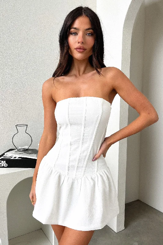 Melrose Dress - White