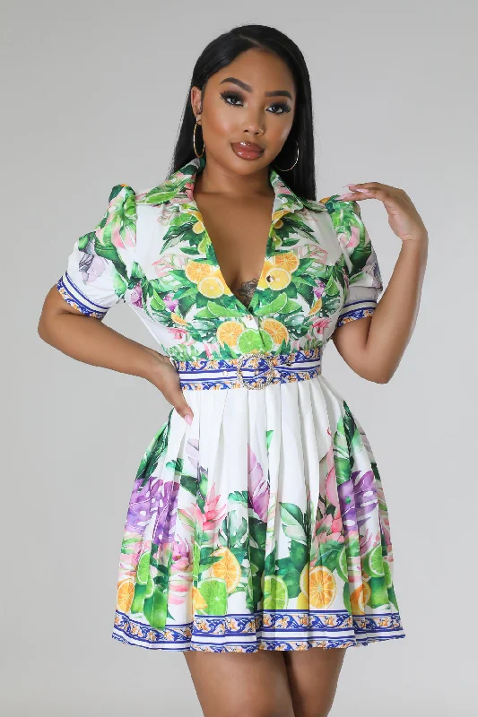 Tropical Brunches Dress