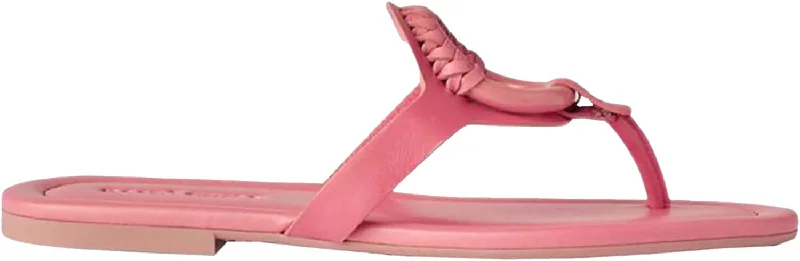 See by Chloe Women's Medium Pink Flat Thongs Sandals