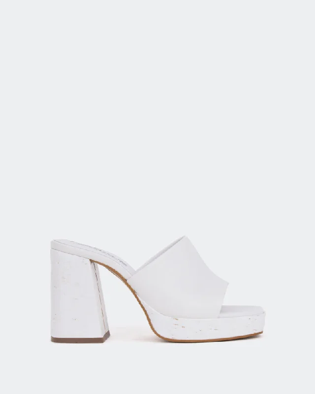 Tarot White Leather/Cuir Blanc