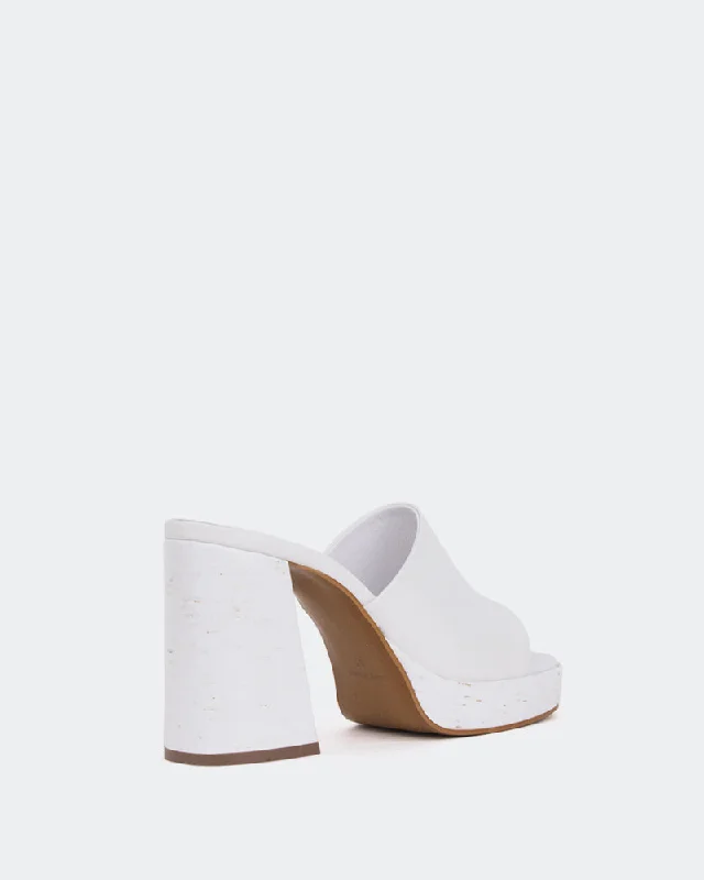 Tarot White Leather/Cuir Blanc