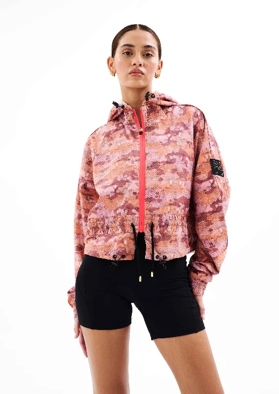 CEREUS JACKET IN SNAKE CAMO PRINT