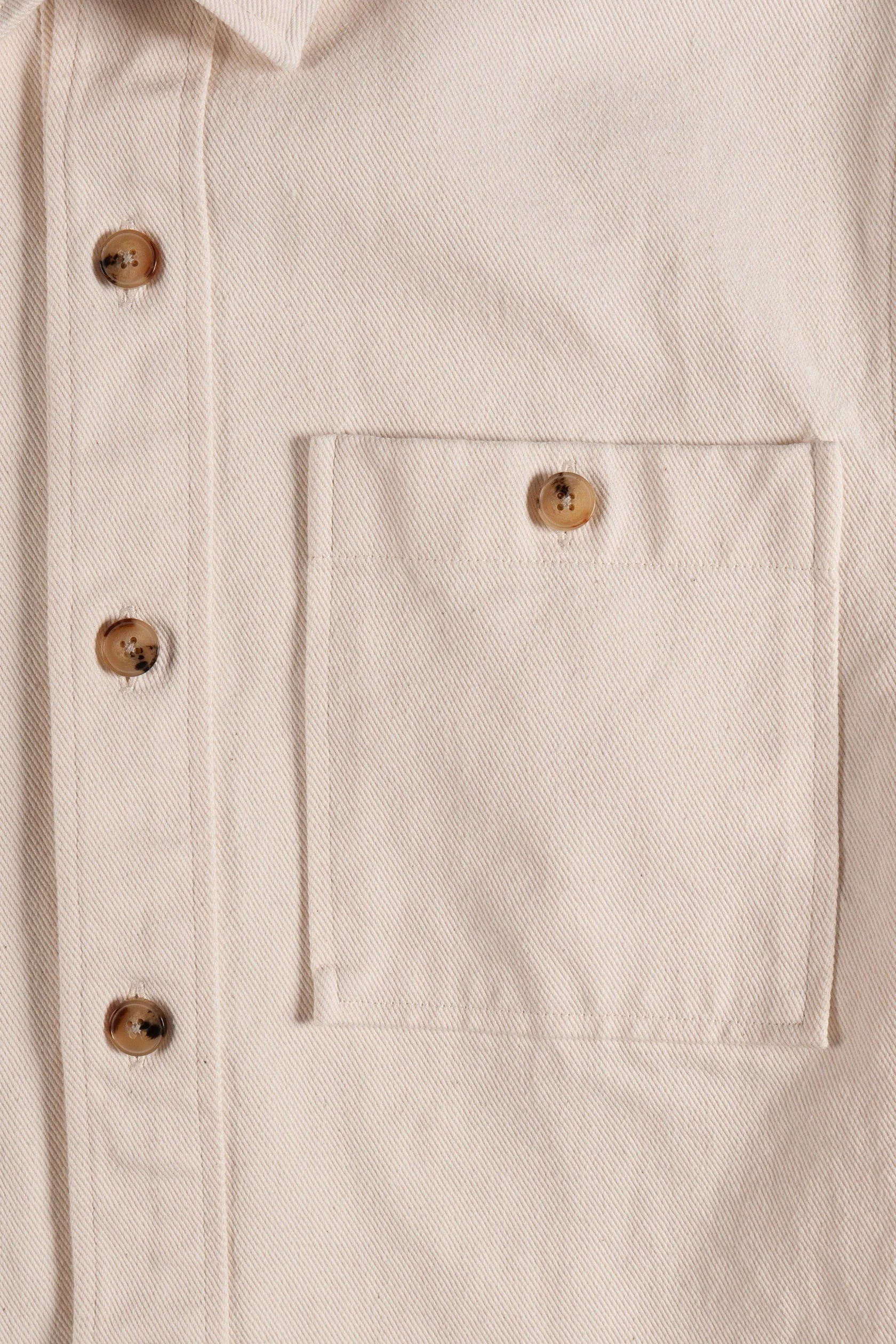 Cuisse de Grenouille Ecru Twill Paris Over Shirt