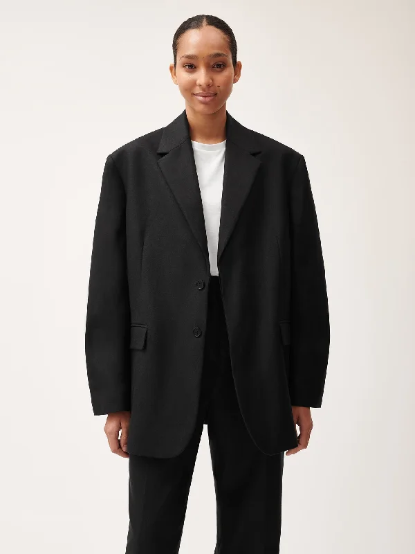 DNA FrutFiber Oversized Blazer—black