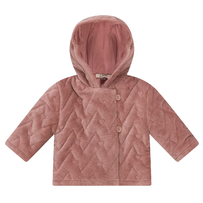 Quilted Velour Jacket