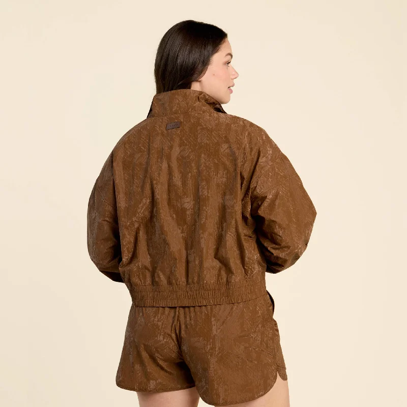 Retro Windbreaker | Chocolate