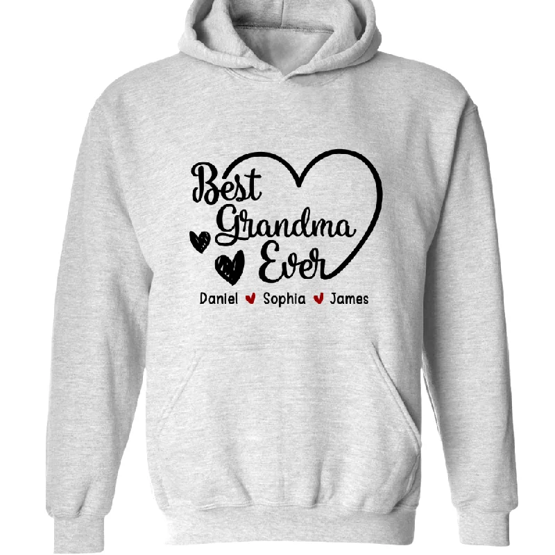 Best Grandma Ever, Grandma Gift, Mother's Day TH Hoodie