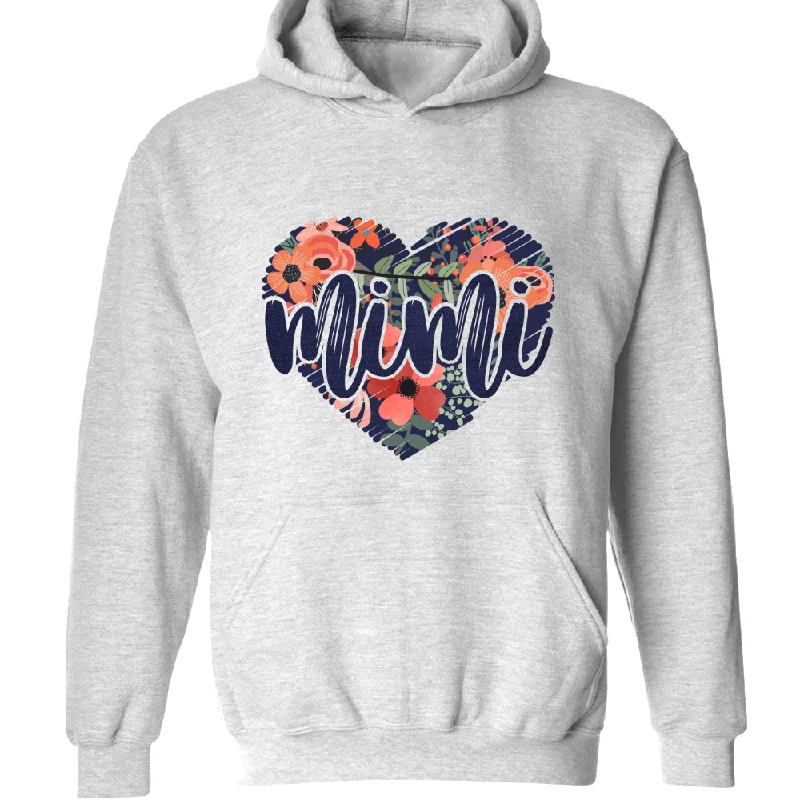 Custom Mimi Heart Flower, Mother's Day Gift TH Hoodie