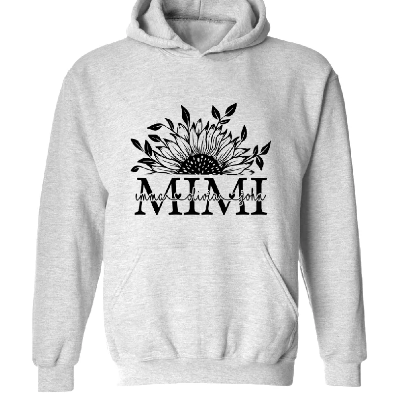 Custom Mimi Sunflower With Kids TH Hoodie