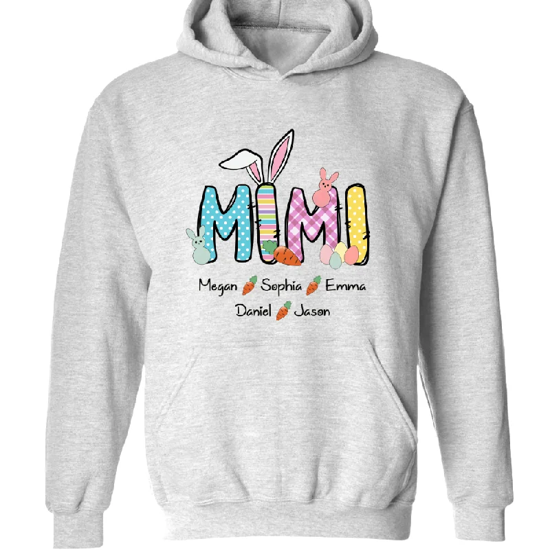 Custom Mimi With Grandkids Easter Day TH Hoodie