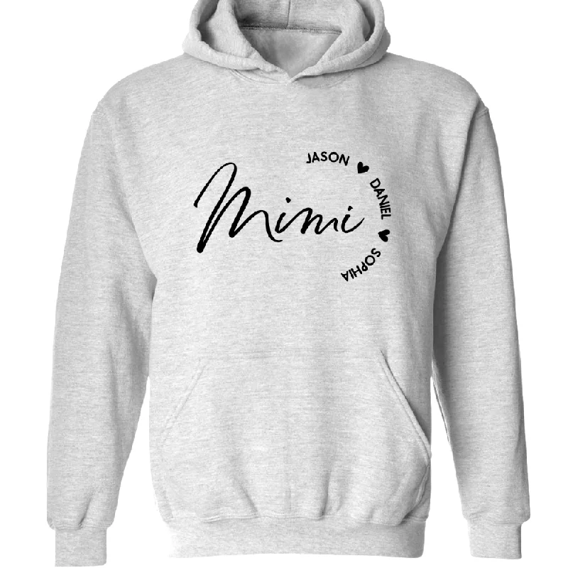 Custom Mimi With Kids, Gift for Mom TH Hoodie