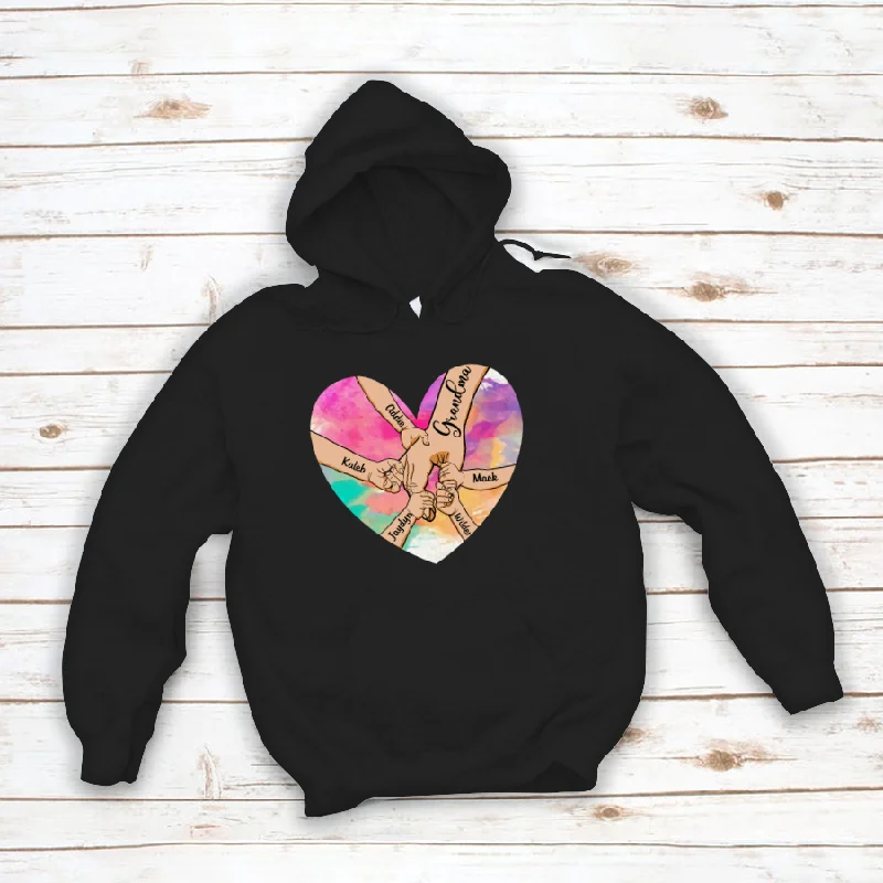 Grandma And Grandkids Hands Mother's Day Hoodie