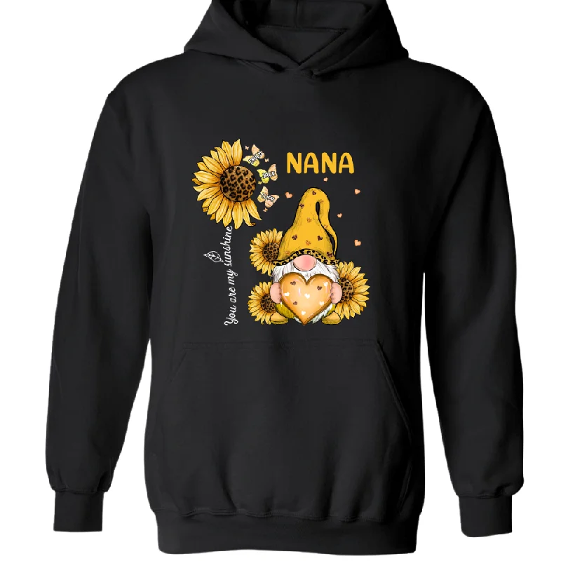 Grandma Gnome Sunflower With Kids TH Hoodie