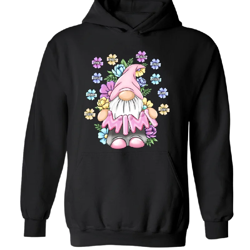 Grandma Gnome With Floral Grandkids CG171 Hoodie