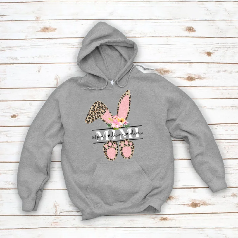 Leopard Bunny Mimi And Kids CL01 Hoodie