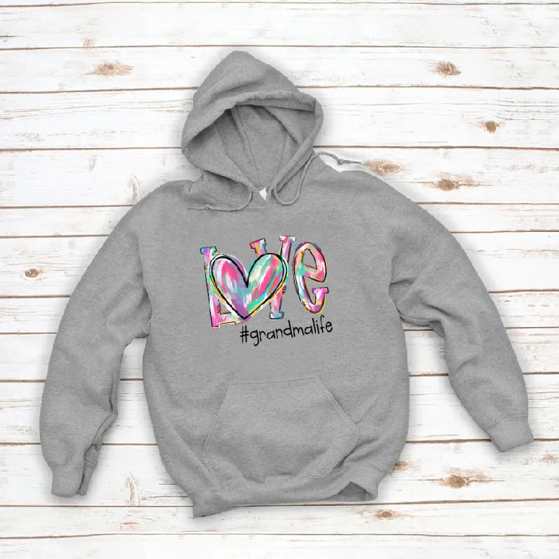 Love Grandma life Fulcolor Mother's Day Hoodie