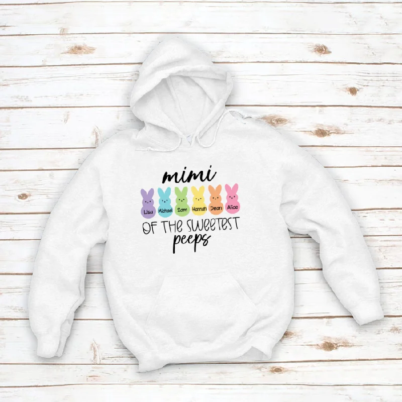 Mimi of the Sweetest Peeps, Gift For Grandma Nana Mimi, Easter Day Gift CTH01 Hoodie