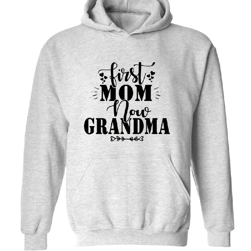 Personalized First Mom Now Grandma TH Hoodie