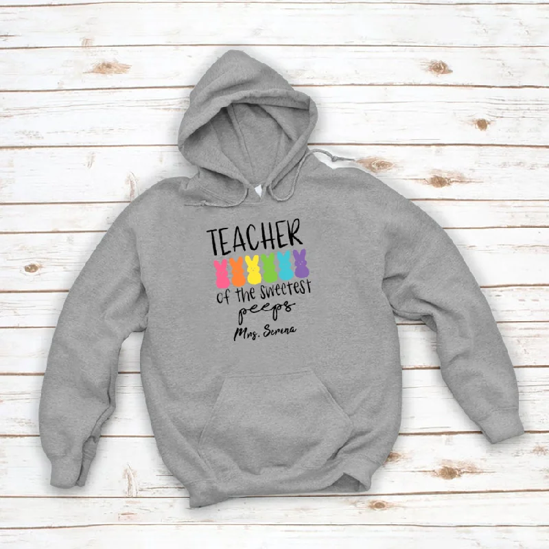 Personalized Teacher Easter Shirt Easter Gift For Teacher Custom Teacher Name Shirt Easter's Day Gift Idea Teacher Shirt Gift Idea Hoodie