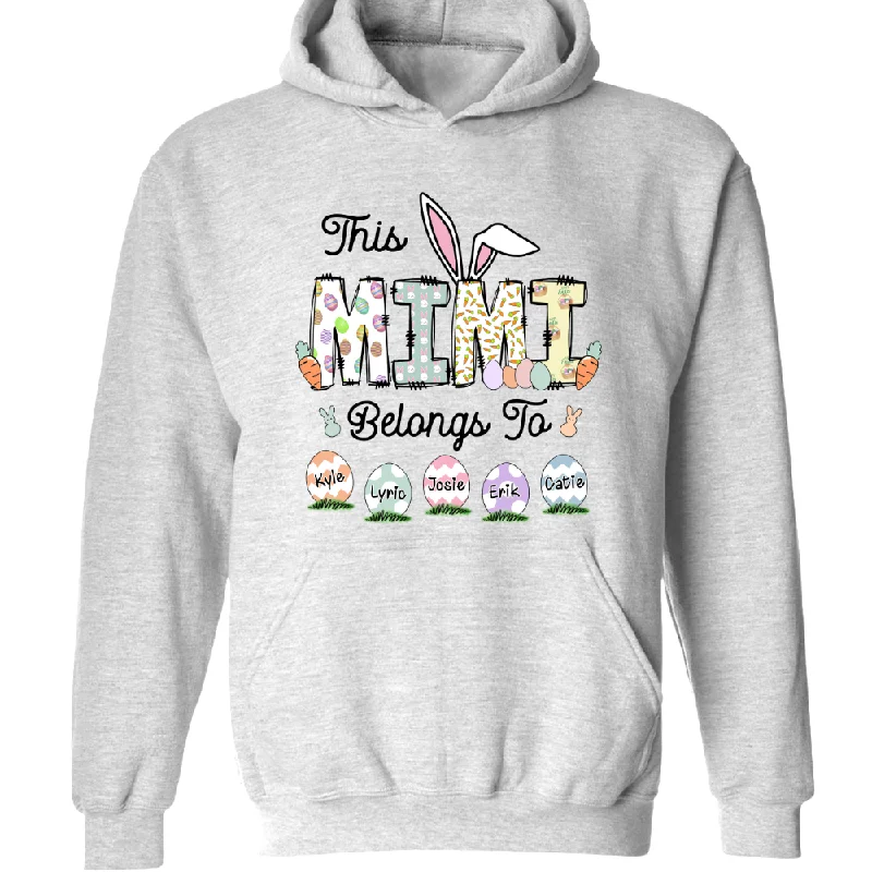 Personalized This Mimi Belongs To Easter TH Hoodie