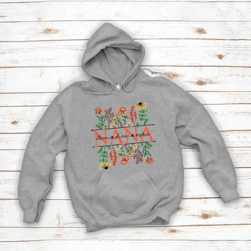 Wildflowers Nana And Kids CL01 Hoodie