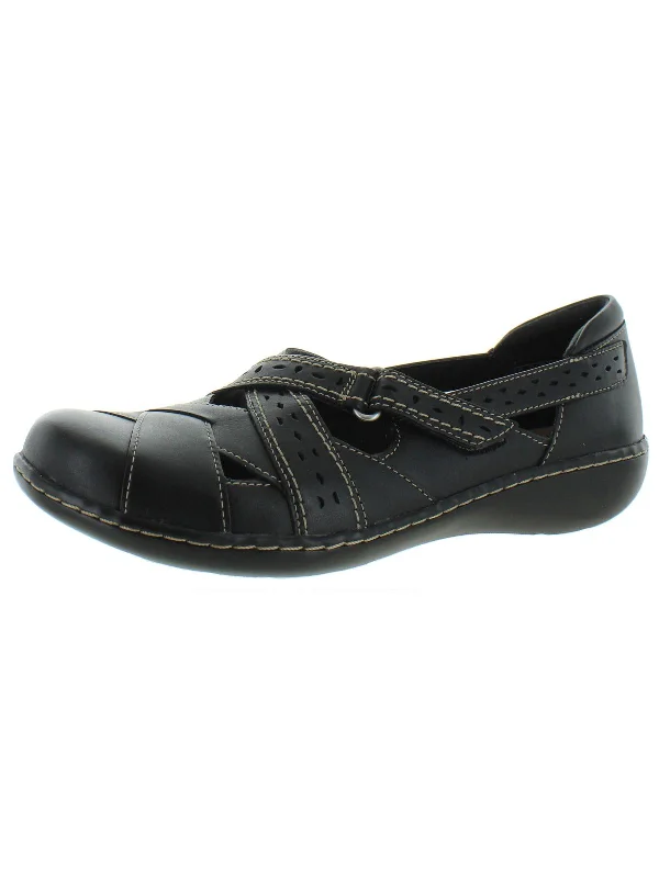 Ashland Spin Q Womens Leather Mary Jane Flats