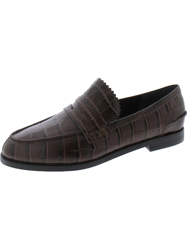 Milton 2 Womens Leather Slip On Loafers