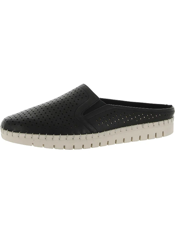 Refresh Womens Leather Slip-On Mules