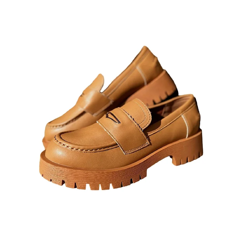 Women's Hutch Penny Loafers In Cognac